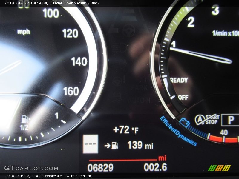 Glacier Silver Metallic / Black 2019 BMW X2 sDrive28i