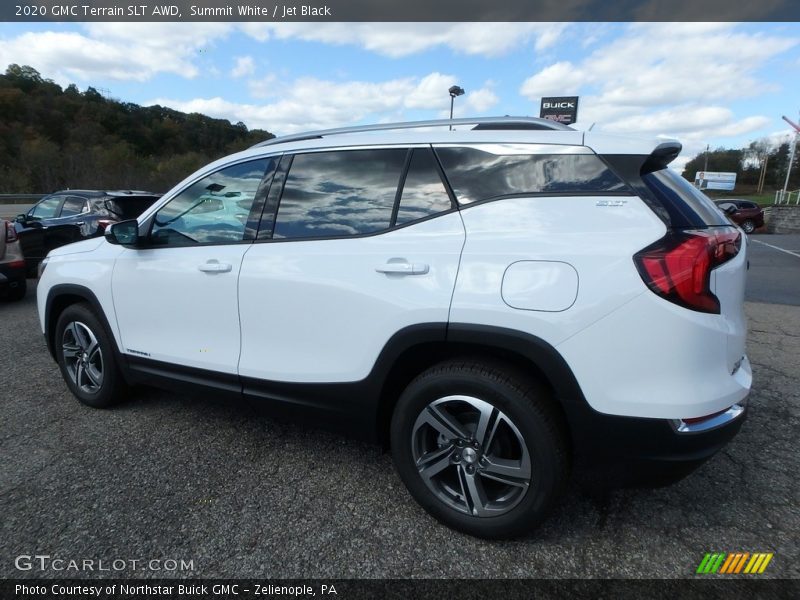 Summit White / Jet Black 2020 GMC Terrain SLT AWD