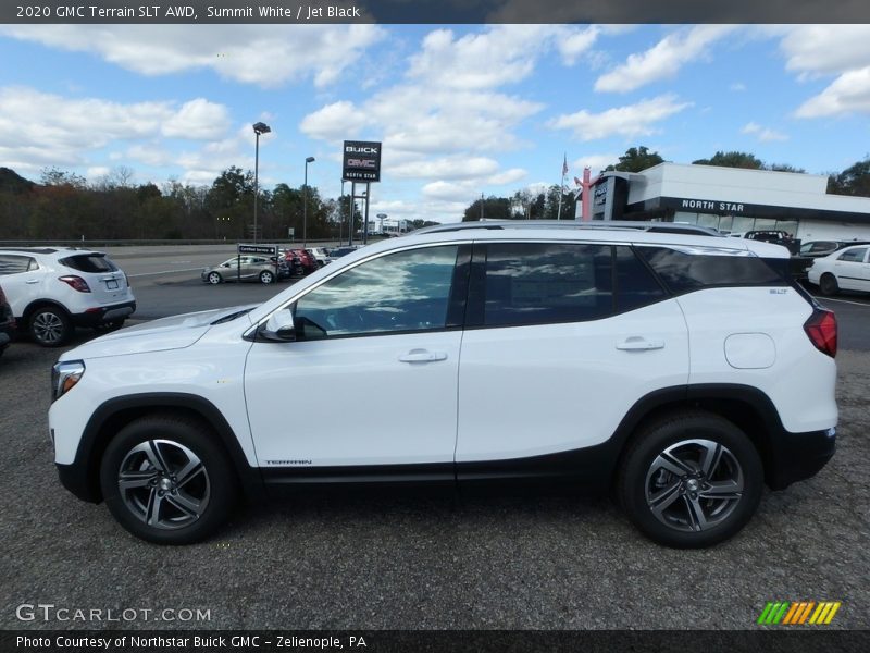 Summit White / Jet Black 2020 GMC Terrain SLT AWD