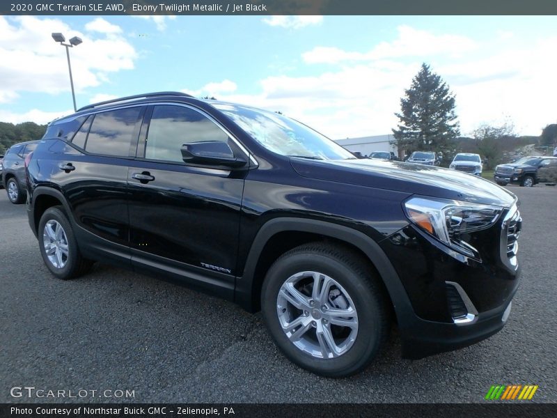 Ebony Twilight Metallic / Jet Black 2020 GMC Terrain SLE AWD