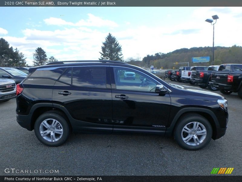Ebony Twilight Metallic / Jet Black 2020 GMC Terrain SLE AWD