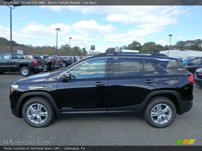 Ebony Twilight Metallic / Jet Black 2020 GMC Terrain SLE AWD