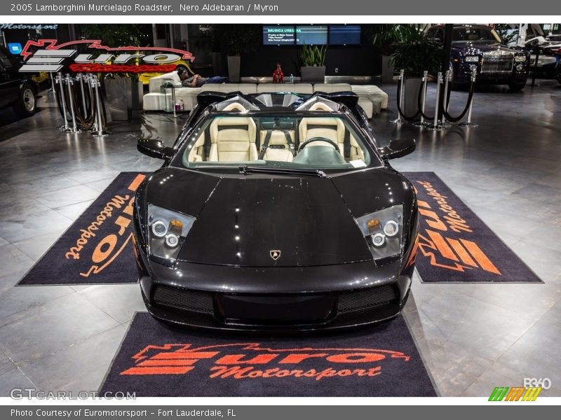 Nero Aldebaran / Myron 2005 Lamborghini Murcielago Roadster
