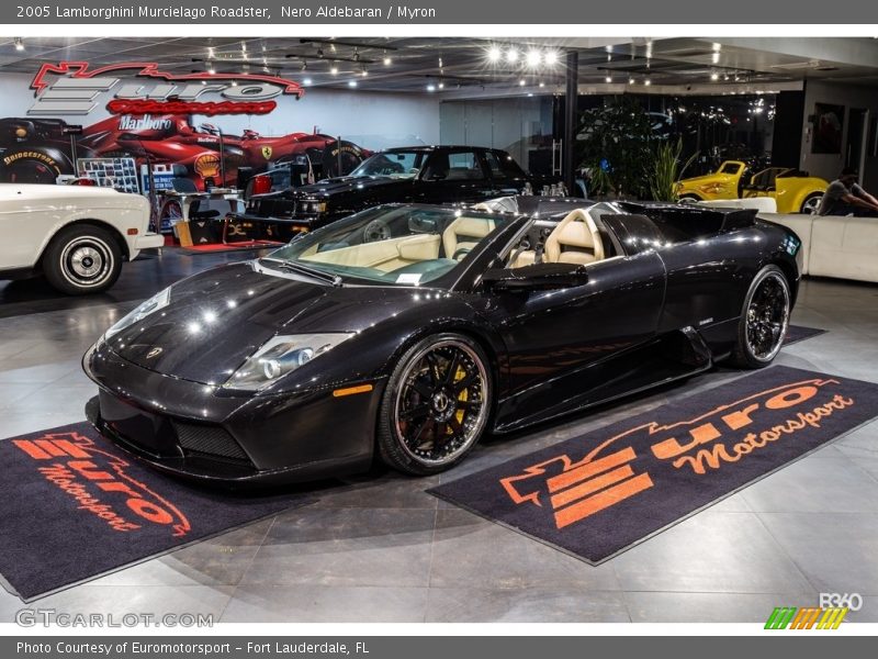Nero Aldebaran / Myron 2005 Lamborghini Murcielago Roadster