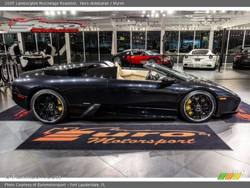 Nero Aldebaran / Myron 2005 Lamborghini Murcielago Roadster
