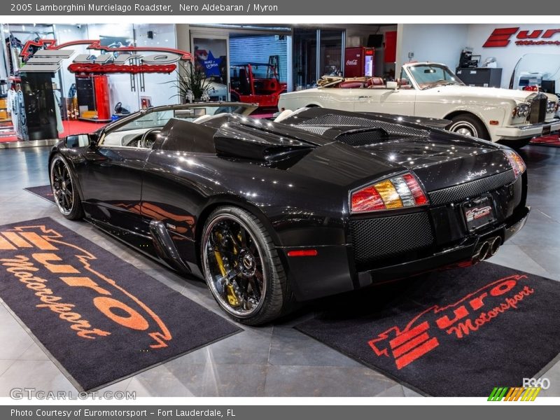 Nero Aldebaran / Myron 2005 Lamborghini Murcielago Roadster