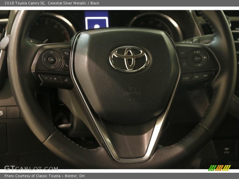 Celestial Silver Metallic / Black 2018 Toyota Camry SE