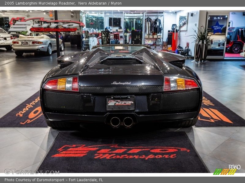 Nero Aldebaran / Myron 2005 Lamborghini Murcielago Roadster