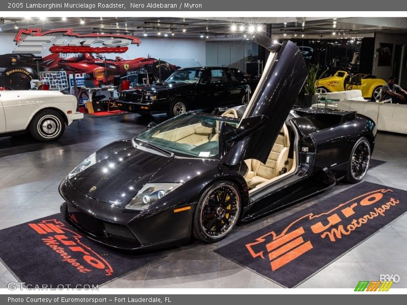 Nero Aldebaran / Myron 2005 Lamborghini Murcielago Roadster