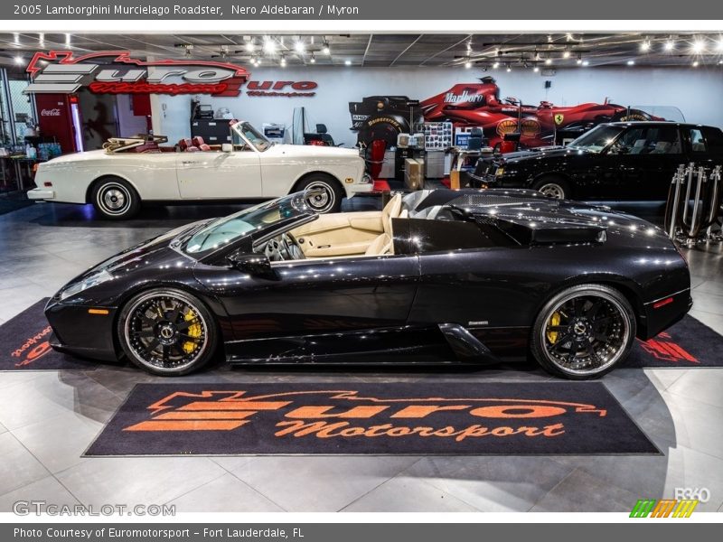 Nero Aldebaran / Myron 2005 Lamborghini Murcielago Roadster