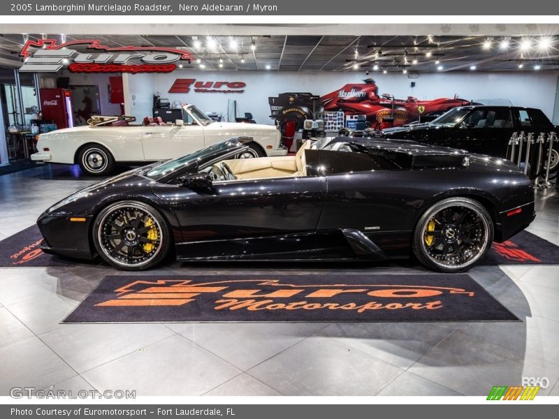 Nero Aldebaran / Myron 2005 Lamborghini Murcielago Roadster