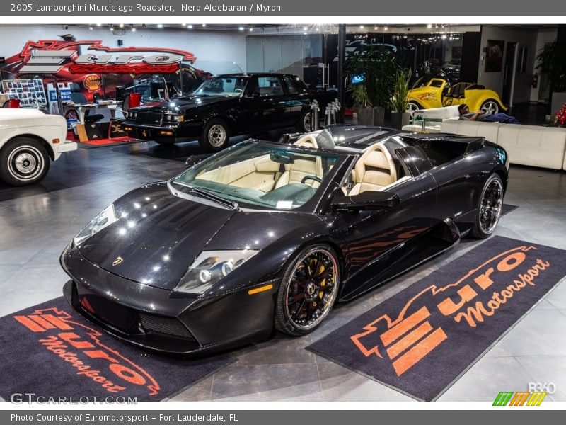 Nero Aldebaran / Myron 2005 Lamborghini Murcielago Roadster