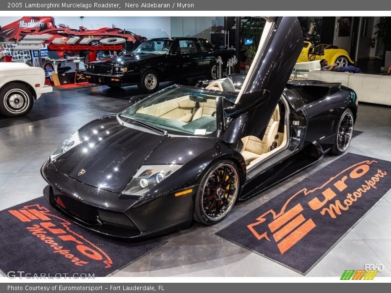 Nero Aldebaran / Myron 2005 Lamborghini Murcielago Roadster