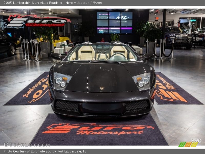 Nero Aldebaran / Myron 2005 Lamborghini Murcielago Roadster