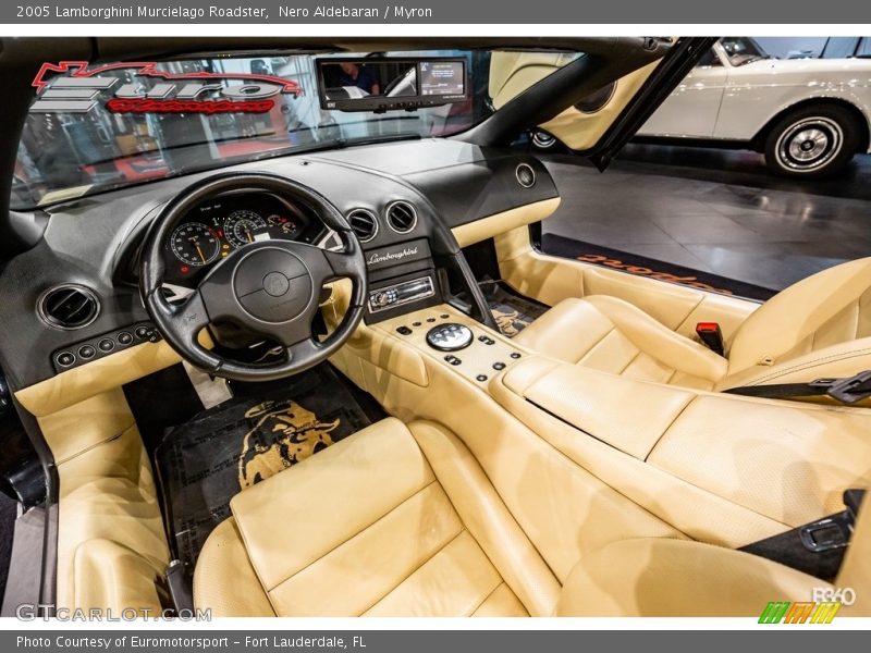 Nero Aldebaran / Myron 2005 Lamborghini Murcielago Roadster
