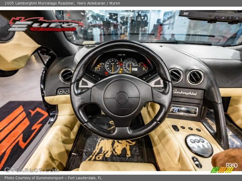 Nero Aldebaran / Myron 2005 Lamborghini Murcielago Roadster