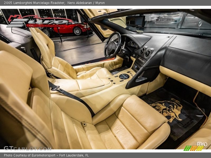 Nero Aldebaran / Myron 2005 Lamborghini Murcielago Roadster