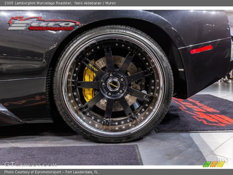 Nero Aldebaran / Myron 2005 Lamborghini Murcielago Roadster