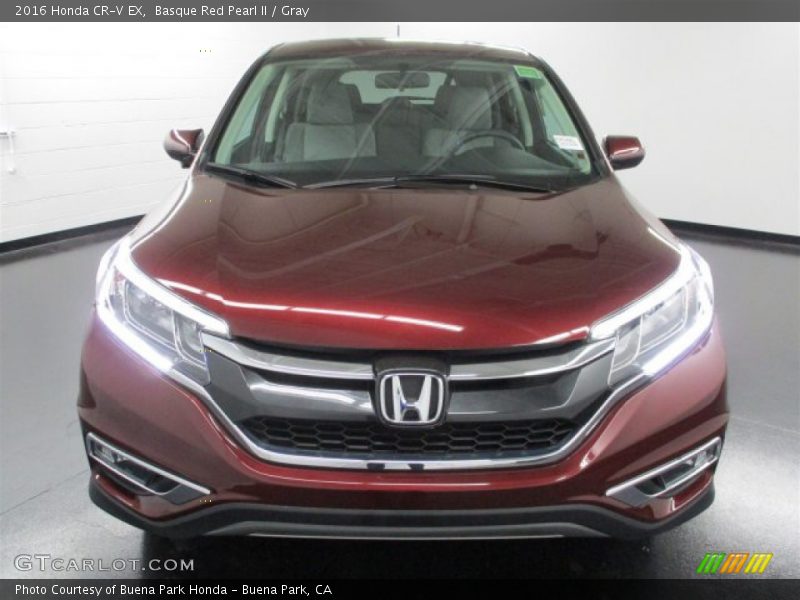 Basque Red Pearl II / Gray 2016 Honda CR-V EX