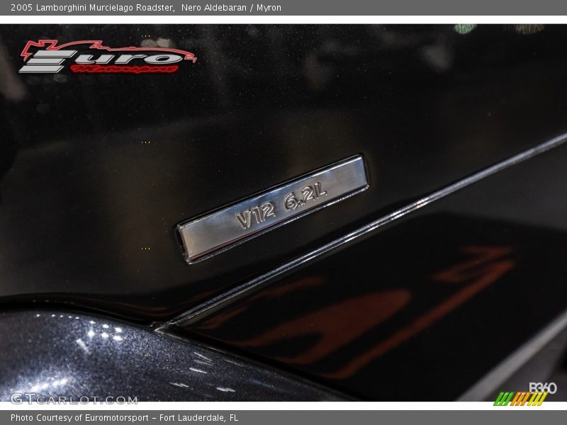 Nero Aldebaran / Myron 2005 Lamborghini Murcielago Roadster