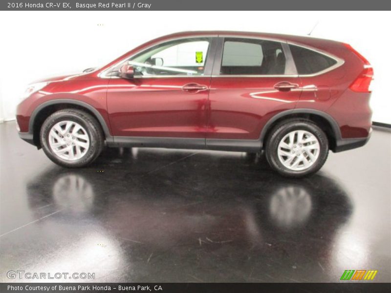 Basque Red Pearl II / Gray 2016 Honda CR-V EX