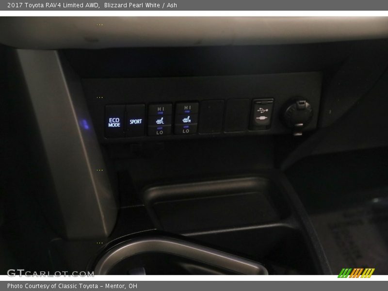 Blizzard Pearl White / Ash 2017 Toyota RAV4 Limited AWD