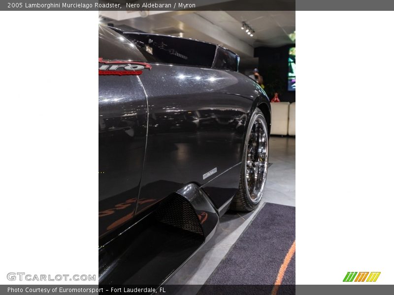 Nero Aldebaran / Myron 2005 Lamborghini Murcielago Roadster