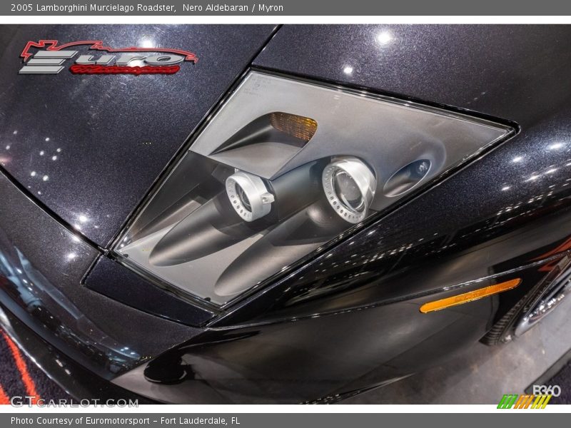 Nero Aldebaran / Myron 2005 Lamborghini Murcielago Roadster