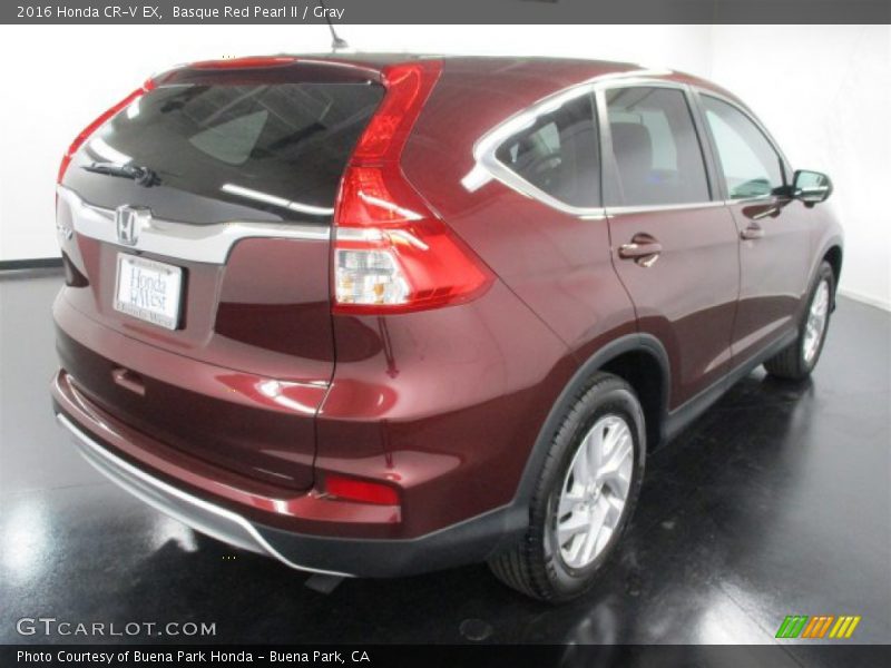 Basque Red Pearl II / Gray 2016 Honda CR-V EX