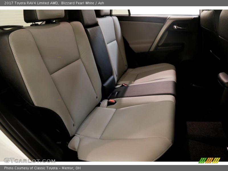 Blizzard Pearl White / Ash 2017 Toyota RAV4 Limited AWD