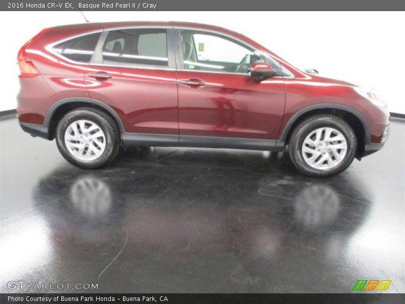 Basque Red Pearl II / Gray 2016 Honda CR-V EX