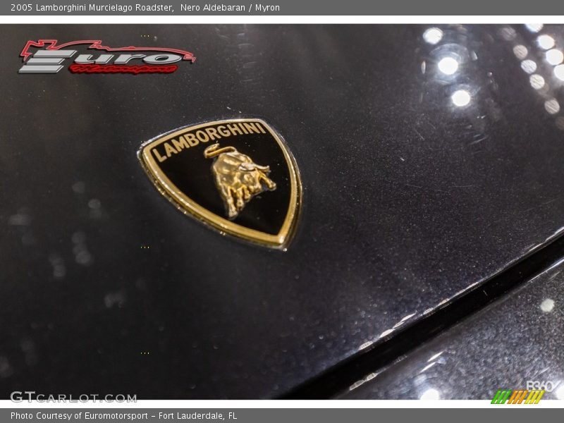 Nero Aldebaran / Myron 2005 Lamborghini Murcielago Roadster