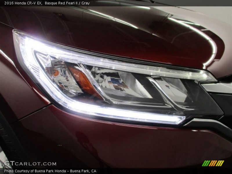 Basque Red Pearl II / Gray 2016 Honda CR-V EX