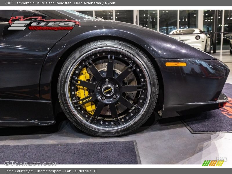 Nero Aldebaran / Myron 2005 Lamborghini Murcielago Roadster
