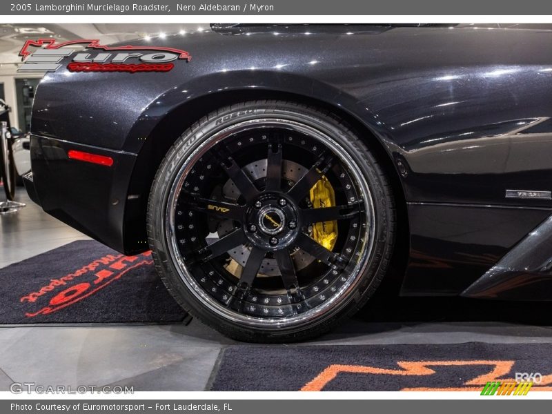 Nero Aldebaran / Myron 2005 Lamborghini Murcielago Roadster