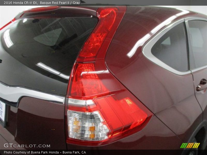 Basque Red Pearl II / Gray 2016 Honda CR-V EX