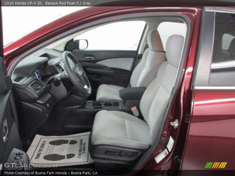 Basque Red Pearl II / Gray 2016 Honda CR-V EX