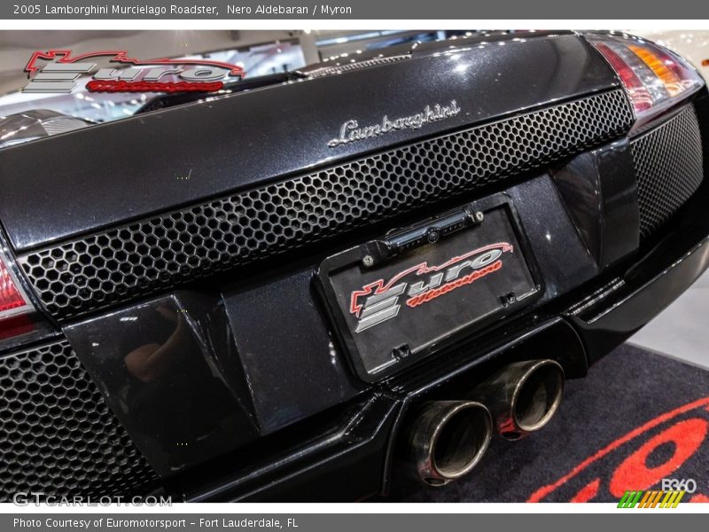 Nero Aldebaran / Myron 2005 Lamborghini Murcielago Roadster