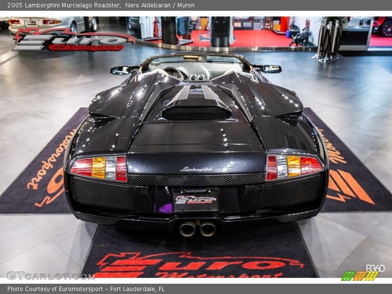 Nero Aldebaran / Myron 2005 Lamborghini Murcielago Roadster