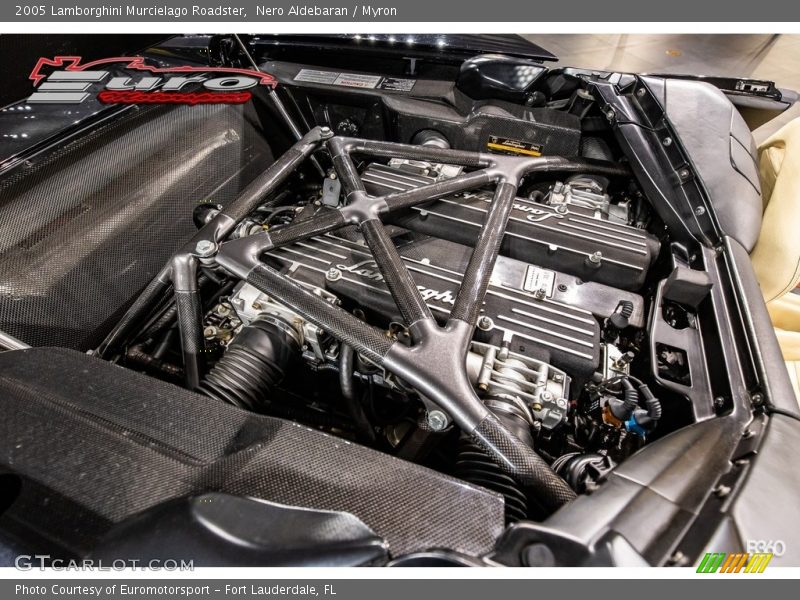 Nero Aldebaran / Myron 2005 Lamborghini Murcielago Roadster