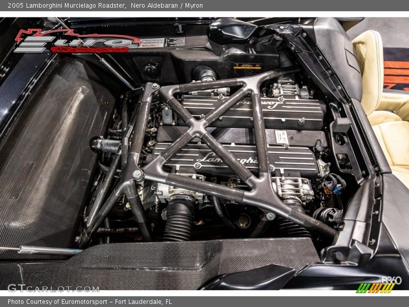 Nero Aldebaran / Myron 2005 Lamborghini Murcielago Roadster