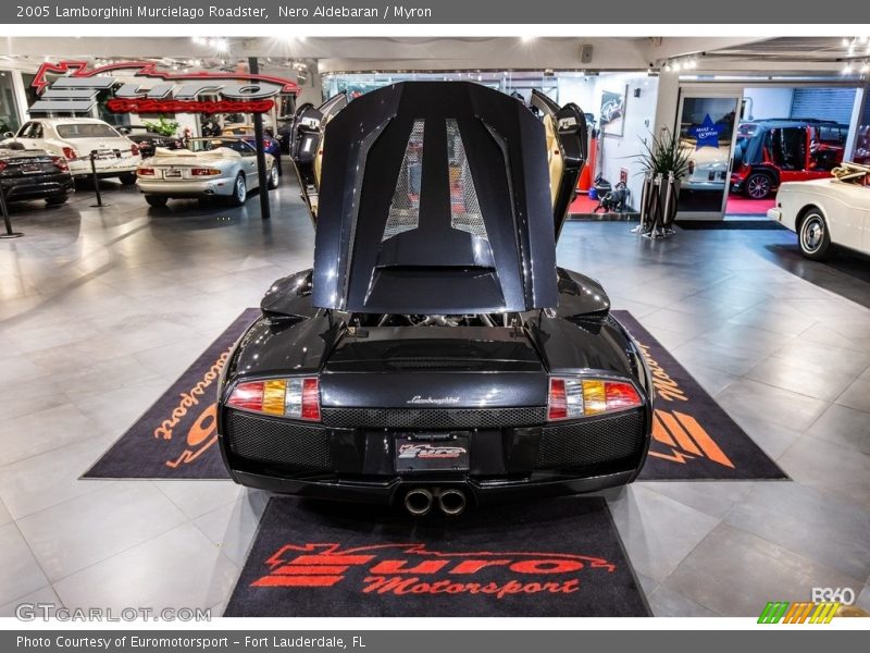 Nero Aldebaran / Myron 2005 Lamborghini Murcielago Roadster