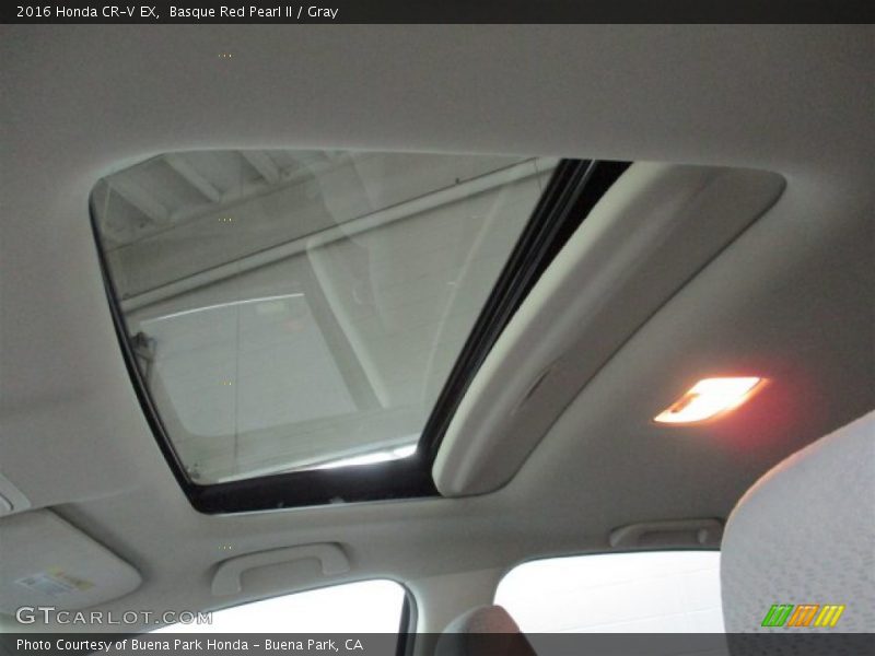 Basque Red Pearl II / Gray 2016 Honda CR-V EX