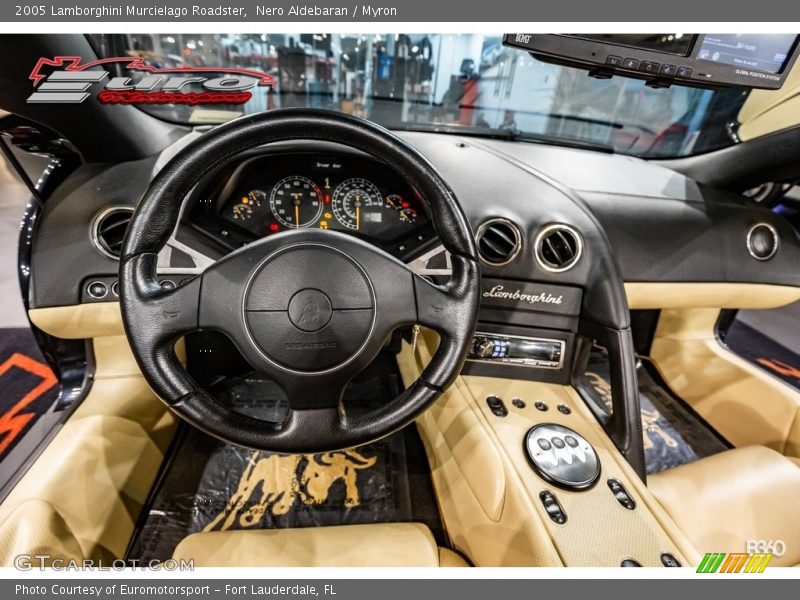 Nero Aldebaran / Myron 2005 Lamborghini Murcielago Roadster