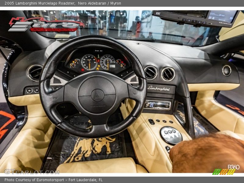 Nero Aldebaran / Myron 2005 Lamborghini Murcielago Roadster