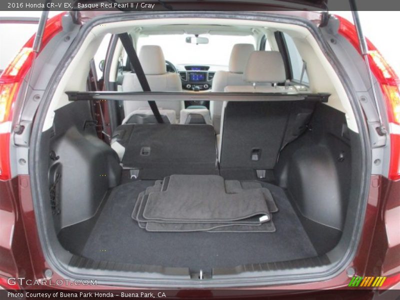 Basque Red Pearl II / Gray 2016 Honda CR-V EX