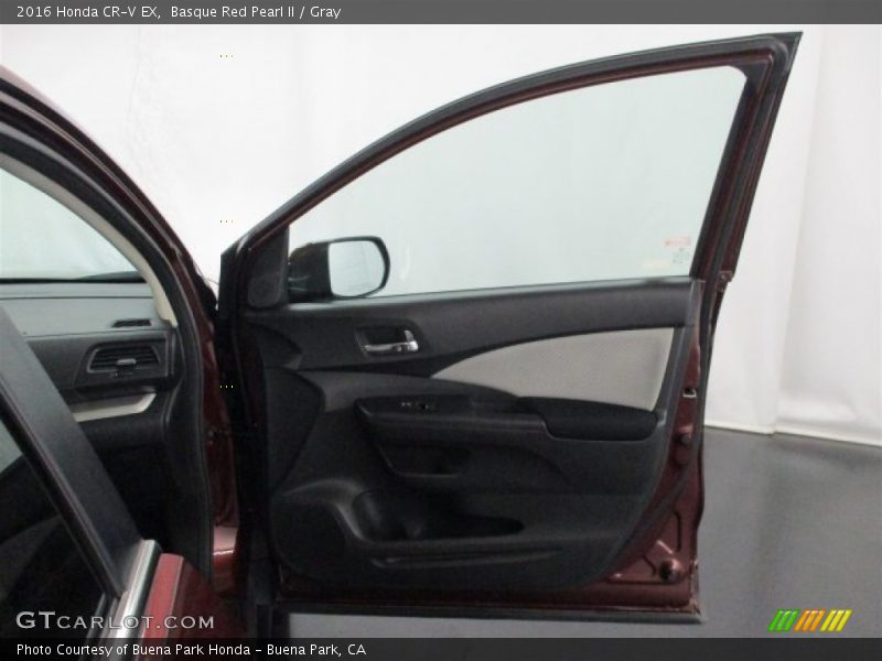 Basque Red Pearl II / Gray 2016 Honda CR-V EX