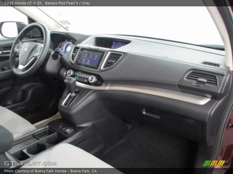Basque Red Pearl II / Gray 2016 Honda CR-V EX