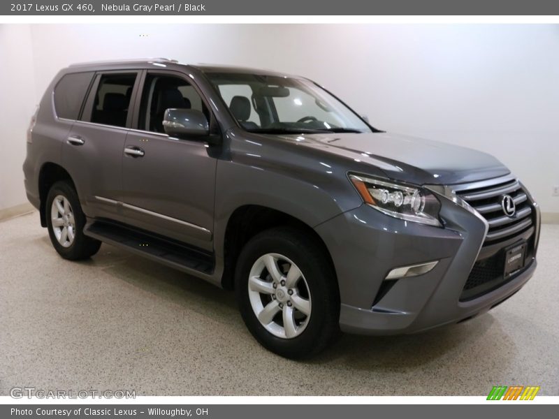 Nebula Gray Pearl / Black 2017 Lexus GX 460