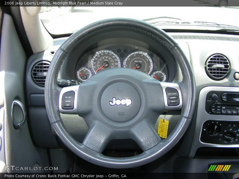 Midnight Blue Pearl / Medium Slate Gray 2006 Jeep Liberty Limited